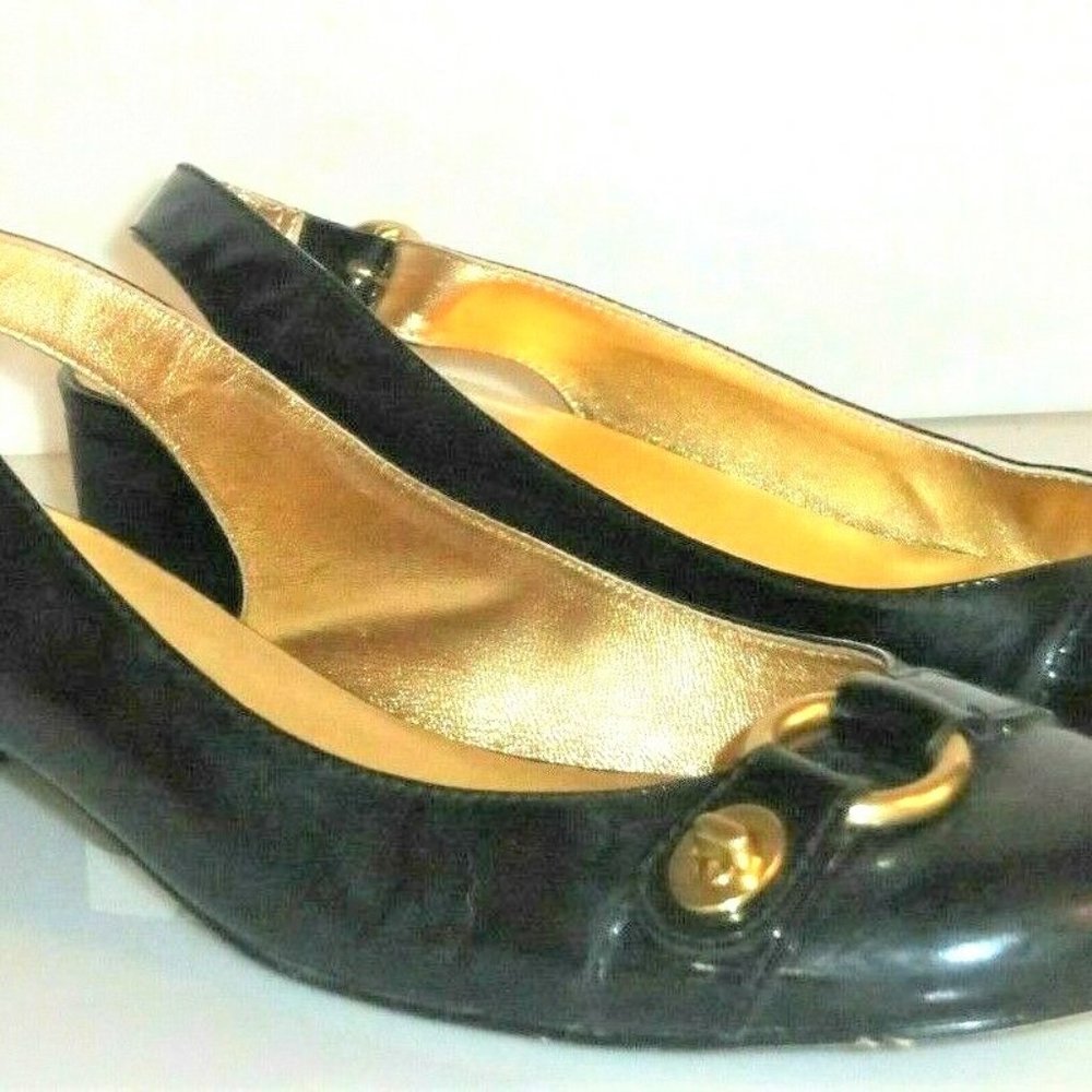 COACH Sling Back Shoes Size 8.5 Woman's Shoes w/ Original Box Woman's Flat Shoes